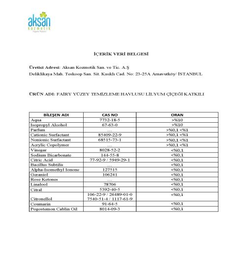 FAİRY YÜZEY TEMİZLEME HAVLUSU LİLYUM ÇİÇEĞİ KATKILI_Sayfa_1
